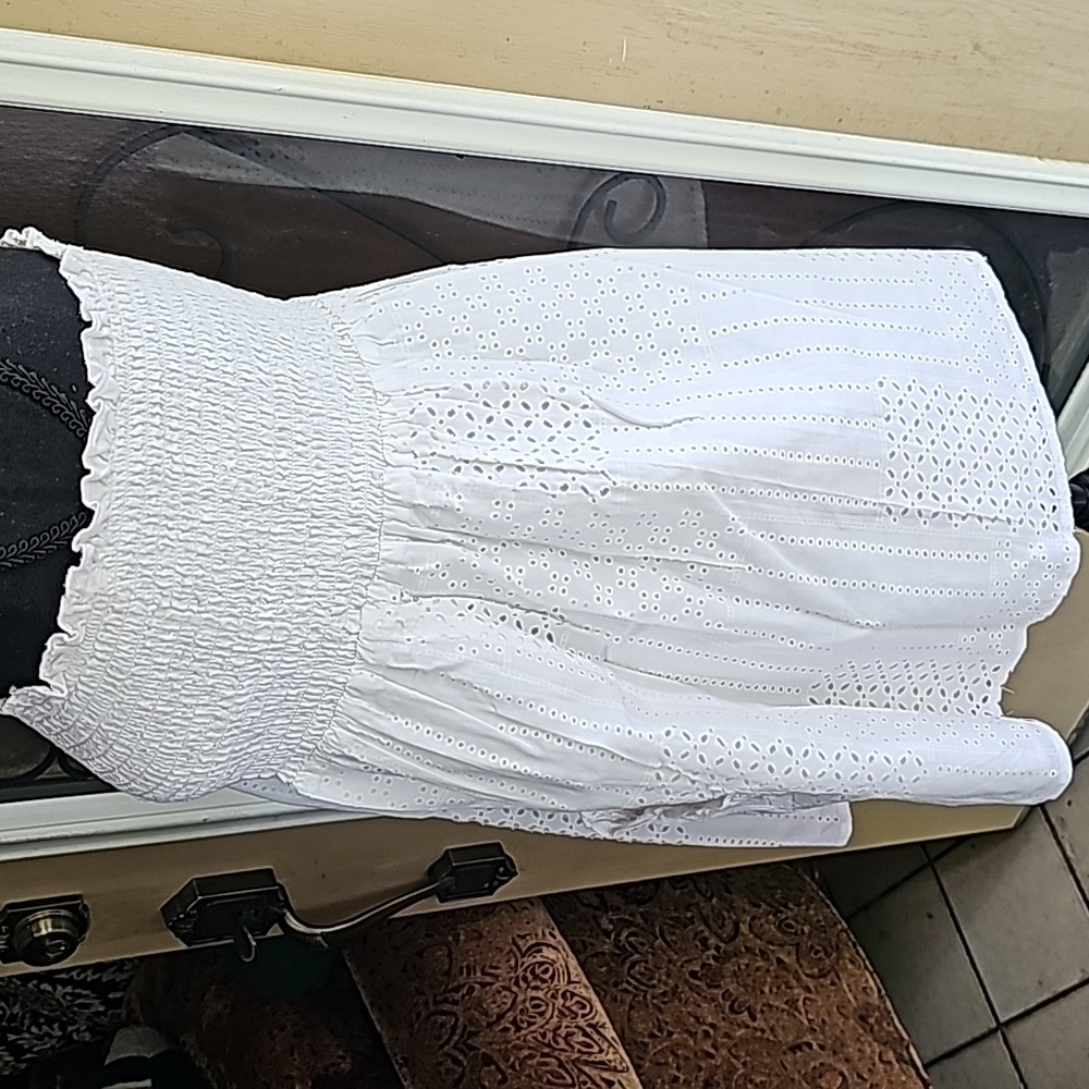 Strapless white top - Picture 5 of 14